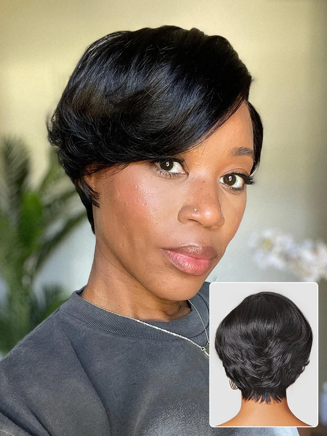 Luvme Hair Affordable Pixie Cut Minimalist Hd Lace Glueless Wig official product photo